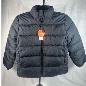 Mini Threads Black Water-Resistant Puffer Jacket | NWT Winter Bubble Coat 5/6